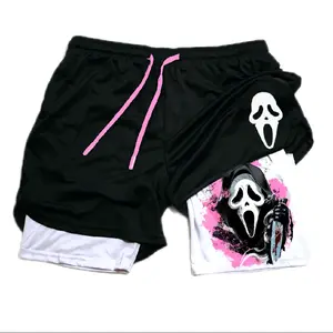 Ghost Face "Halloween" Gym Shorts