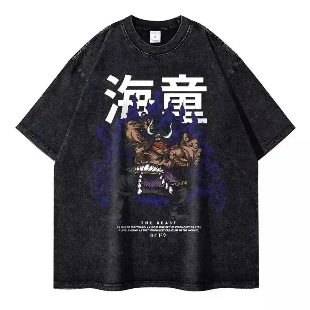 Sale off up to 30%] Vintage Kaido The Beast OP Graphic T-shirt