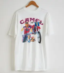 Vintage 1993 Camel Super cross Short Sleeve Cotton T-Shirt