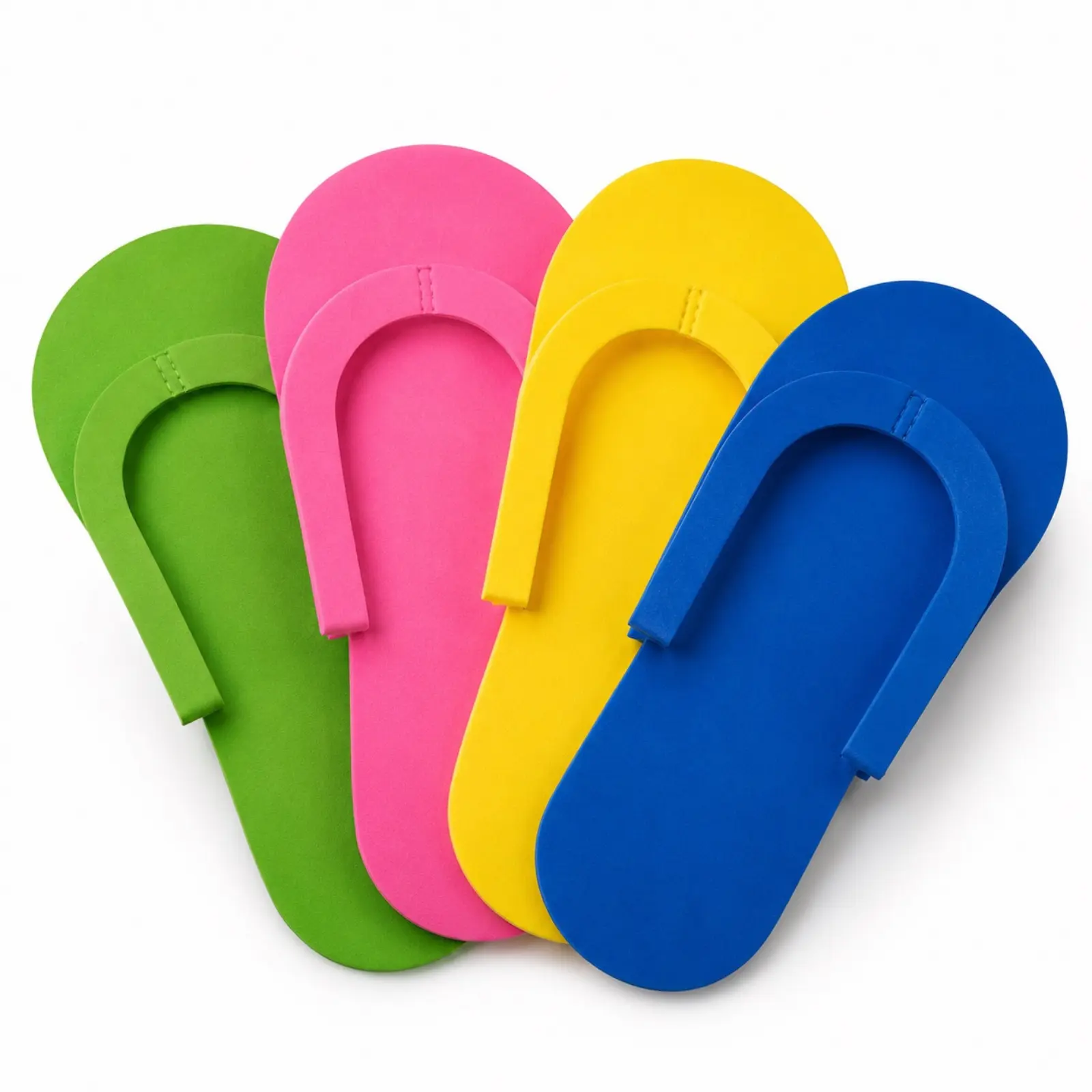 Women's Slip-On Pedicure Sandals, Thong-Style Foam Shoe for Salons and Spas, Bulk Case of 360 Pairs