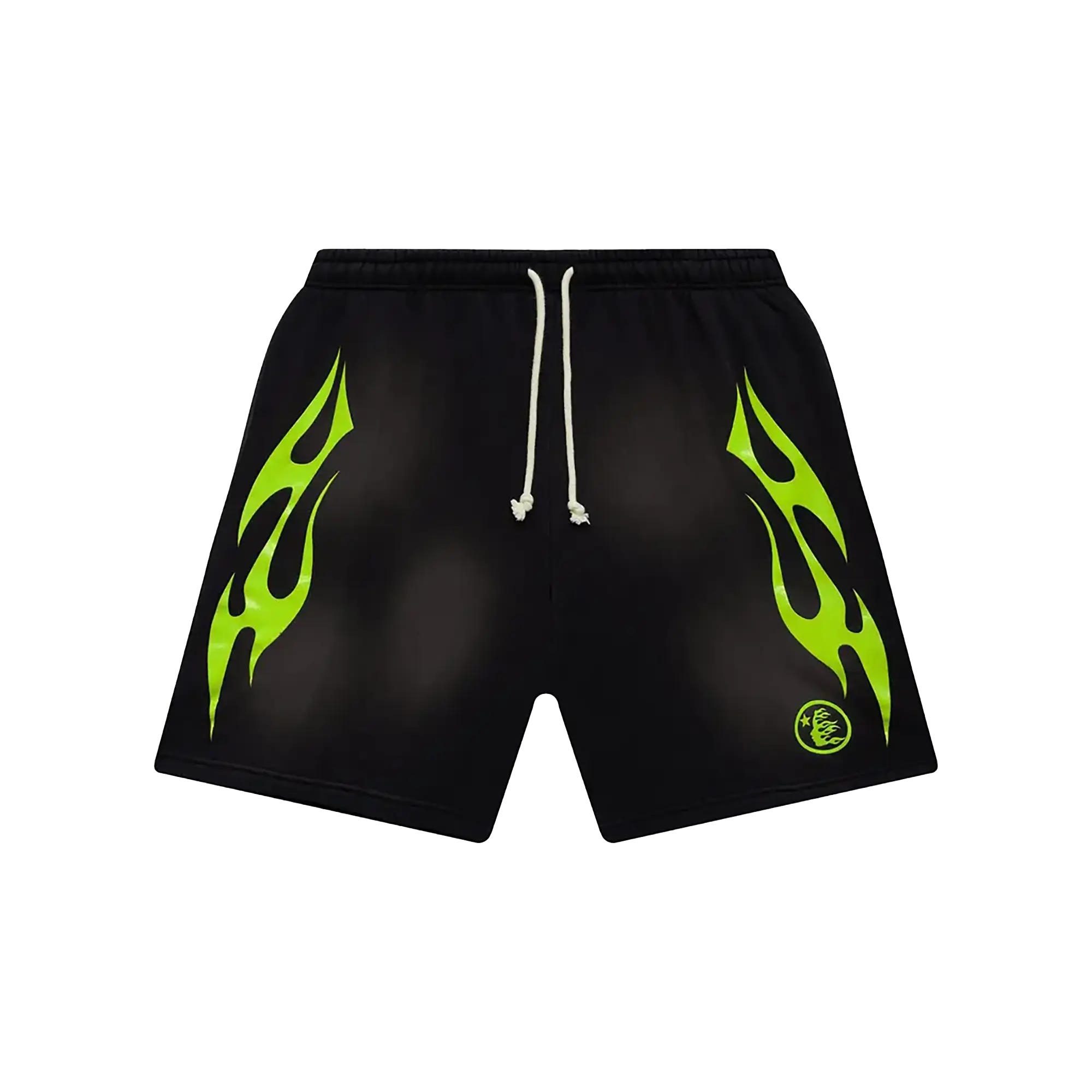 Flame Shorts "Black / Green" HSR293