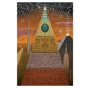 World Hierarchy Pyramid Poster
