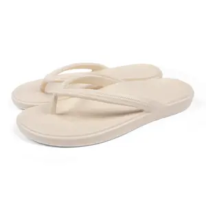 Flip-flops, summer, outer wear, non-slip soft bottom, pinch slippers eva stepping on shit, sports beach slippers, cool slippers
