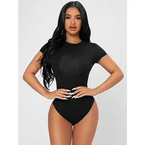 PETITE Solid Slim Fit Bodysuit