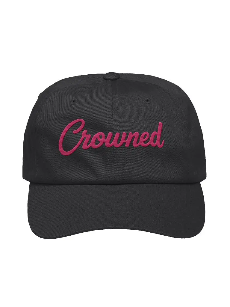Crowned Pink Script Unisex Hat