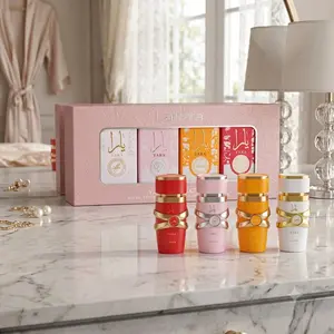 LATTAFA YARA MINI COLLECTION GIFT SET FOR WOMEN - 0.17 FL OZ / 5 ML *4 - YARA / YARA MOI / YARA CANDY / YARA TOUS