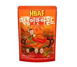Korean Seasoned Almond Nut | Nutritious & Gluten Free | Kids, School, Lunch, Office, Work, Travel, Camping Party Snack | Pre-workout Protein Snack | Korean Food Healthy Snacks | Asin Snack Korean Sovenior (Honey butter x 120 gram pack)