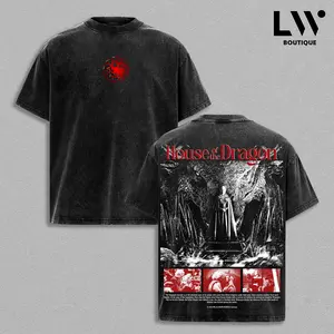 Dragon Dynasty Graphic Tee | Medieval Fantasy Boxy T-shirt | Vintage Washed Dragon Shirt | Heavyweight Boxy Streetwear Tee | Unisex Dark Fantasy T-shirt | Filmcore Medieval Graphic Tee | Epic Kingdom Aesthetic Shirt