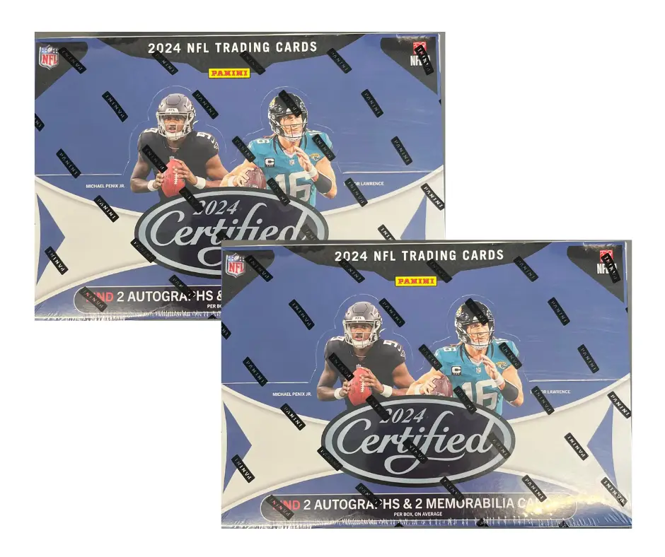 2* 2024 PYT Certified Football Hobby + Sports Trading Card