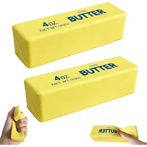 Butter Squishy Dog Toy, Cream Stick Soft Squishies with Cream Scent, Fidgets for Stress Relief, Anxiety Fidgets Ideal for Adult Pet Owners Gifting Occasions