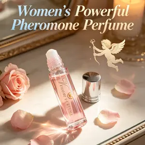Women's Pheromone Roll-On Perfume,with Pheromone Formula, Long Lasting, Fruity Floral Woody Scent, Specially Designed for Her, Make Him Irresistibly Addicted, Share a Wild & Wonderful Night, Perfect Romantic Gift.Perfect Gift for Christmas.