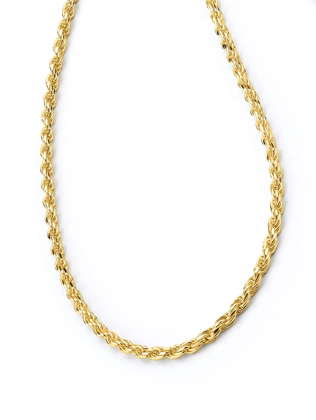 14K Gold Sterling Silver 925 Italian Rope Chain 2.3MM 16" 18" 20" 22" 24" 30"