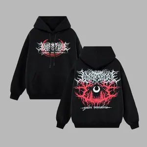 Pain Remains Lorna Shore Unisex Hoodie Shirt, 100% Heavyweight Cotton Lorna Shore 2026 Tour Merch, Unisex Oversize Deathcore Rock Band Cotton T-shirt Gift For Rock Music Lovers