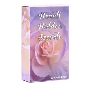 Heart Hidden Secret Oracle Card, 78pcs/box Spiritual Inspiration Tool Card, Family Party Entertainment Game Card, Birthday Gift, Holiday Gift, Card Games