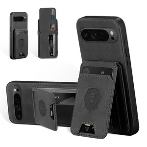 Luxury PU Leather Card Bag Phone Case Cover for Google Pixel 9 9pro 9xl 9A Pixel 8 8A 8pro Pixel 7 7A 7PRO  Can be used as stand , protective, high-quality Protector