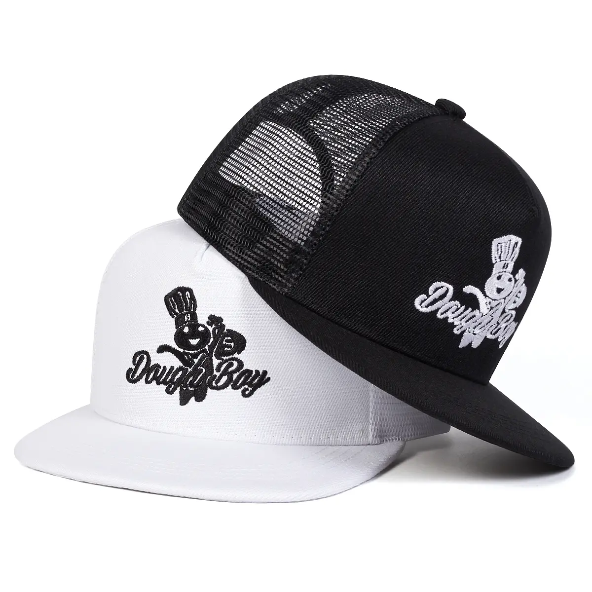 Unisex Letter Embroidered Hip Hop Hat Mesh Hat  Adjustable Baseball Cap Breathable Sun Protection Outdoor Hat