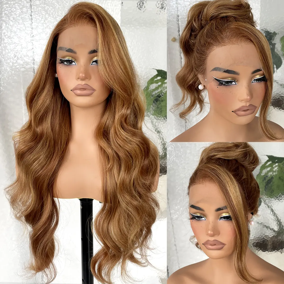 LOVSOUL 13x6 HD Glueless Lace Frontal Wigs Pre-Plucked, Wear  display picture 1