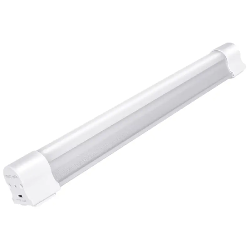 LETOUR L120 Rechargeable Magnetic Tube Light - 6000LM, 10400mAh, 80H Runtime, USB-C, 5 Modes, Dual Magnet, All-Aluminum Compact Cylinder Under-Cabinet Indoor Work Light, All-Aluminum Under-Cabinet Lights, Compact Under-Cabinet Lights