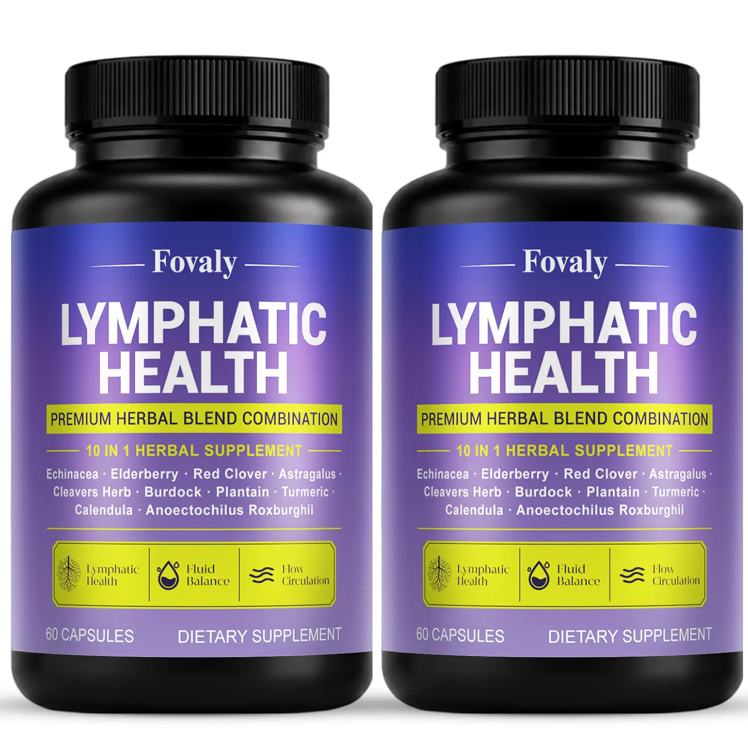 2 BOTTLES HERBAL HEALTH CAPSULES