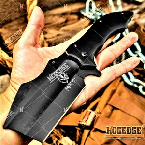 9.75" BIG Cleaver Pocket Knife Camping Accessories Camping Gear Survival Kit Survival Gear Razor Sharp Safety Knife Cleaver Tactical Knife