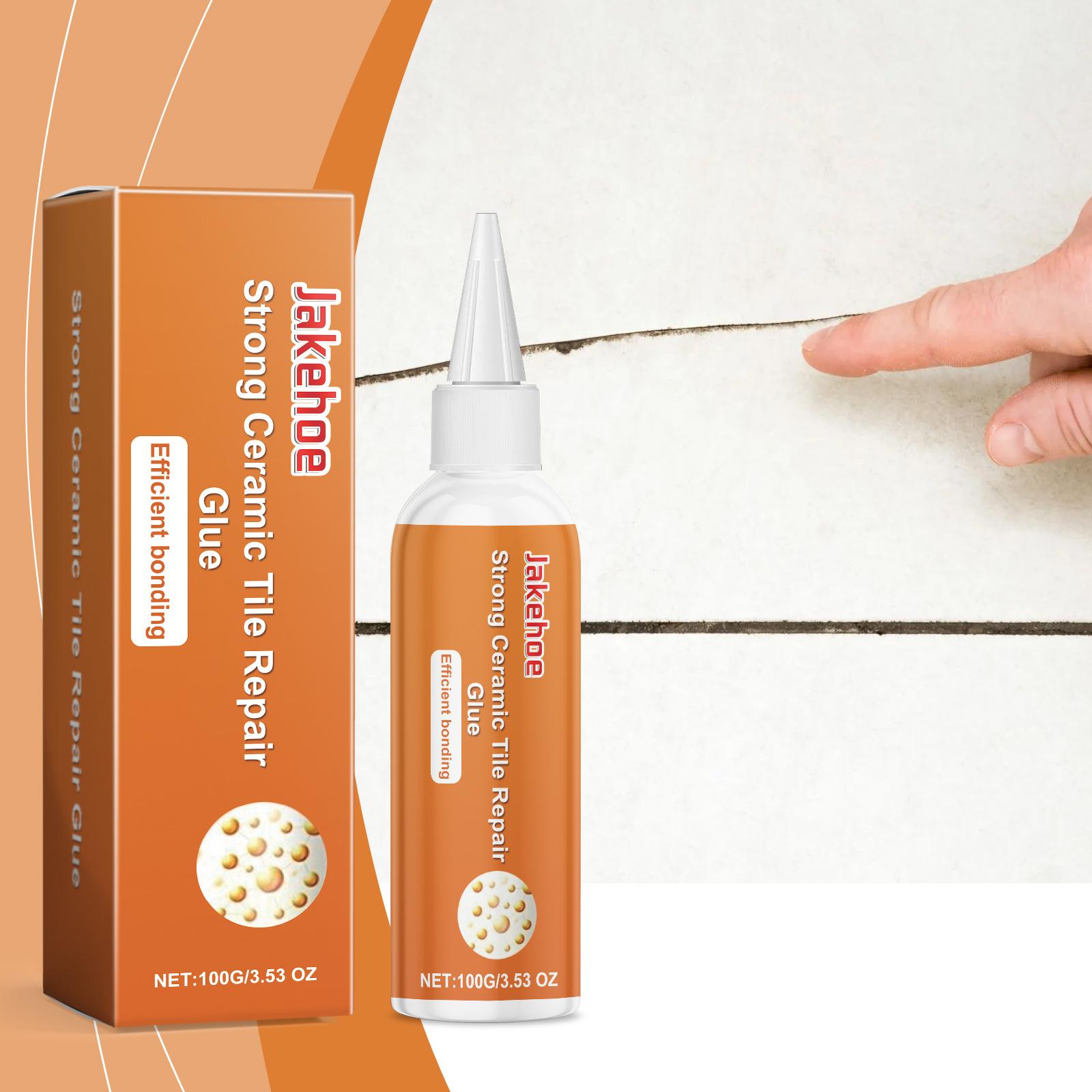 JAKEHOE Tile Repair Paste – Household Ceramic Tile Repair for Peeling, Cracks, Hollow Spots, Scratches, Dents and Gaps