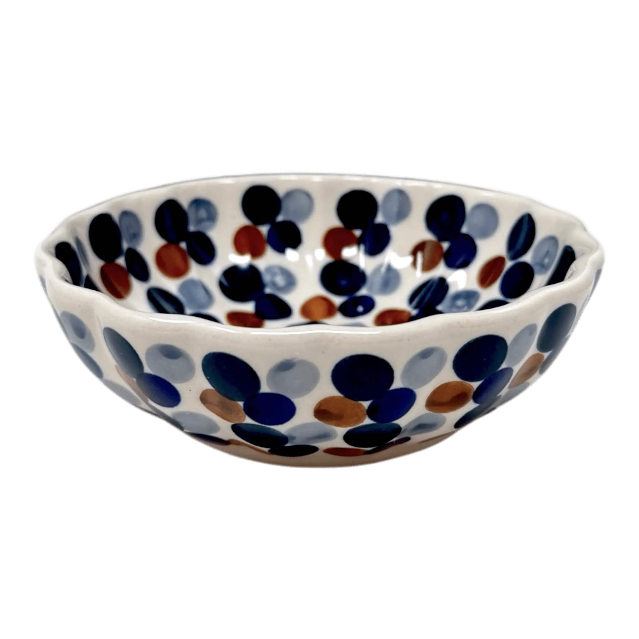 Bowl, Round, Blossom, 4.75" in "Fall Confetti" by Manufaktura | M094U-BM01