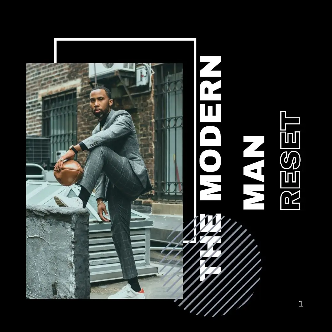 The Modern Man RESET Digital Download - Lifestyle & Health Self-Improvement E-Book, Self-Help Guide