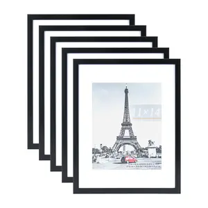 Scholartree 5-in-1 Contemporary Gallery Picture Frame Set, 11 x 14 Wall Picture Frames 5 color