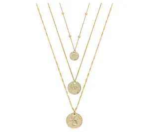 Ettika Layered Coin Necklace Set Ettika Layered Coin Necklace Set