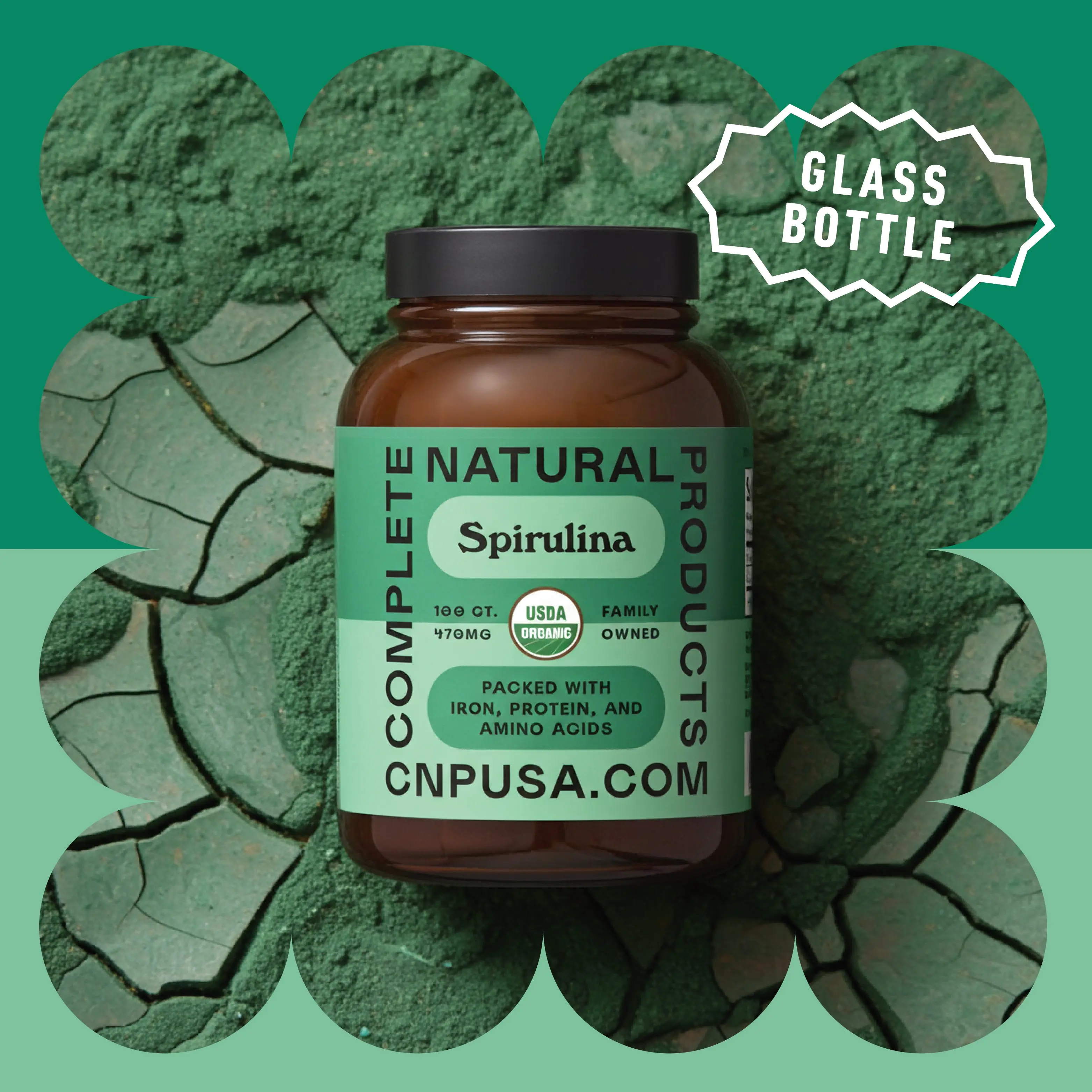 Organic Raw Spirulina Capsules Supplement Organic Raw Spirulina Capsules Supplement