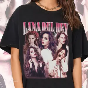 Vintage 90s Style La.Na Del Rey T Shirt, Singer Shirt, Classic 90s Graphic Tee, Vintage Bootleg, La.Na Del Rey Fans Tshirt, Unisex T-Shirt, Gifts For Women Men, Short Sleeve Tee Shirt, Gifts For Birthday Mothers Day Christmas