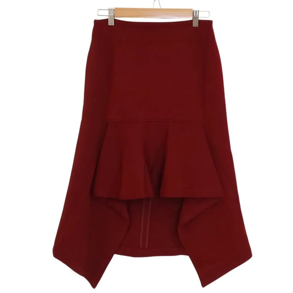 Pre-owned MARNI Wool Small Leather Goods Long Skirt