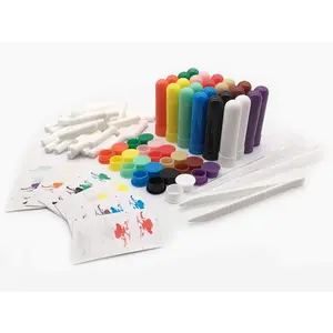 Nasal Inhaler Tubes - Kit Contains: 24 Empty Nasal Inhaler Tubes (with Wicks) 12 Extra Wicks,36 Writable Stickers, 2 Mini Droppers and 1 Tweezers