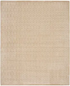 Nourison Home Washable Charm WCH02 Beige Ivory Contemporary Machine Woven Rug
