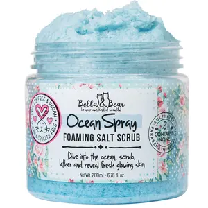 Bella & Bear 6.7oz Ocean Spray Salt Body Scrub | Body Wash | Moisturizer--=%2=- cleanse=%2=----=%2=- bar=%2=-- cleanse bar