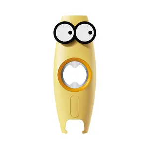 Multi-function Soda Tab Opener, cute and creative can opener, cartoon monster, kitchen, home, outdoor Glass Steel Utensils Lid White Stainless Magnetic Automatic Bottle Opener Orange sore hand treat toy drink tab soda Beverage Green