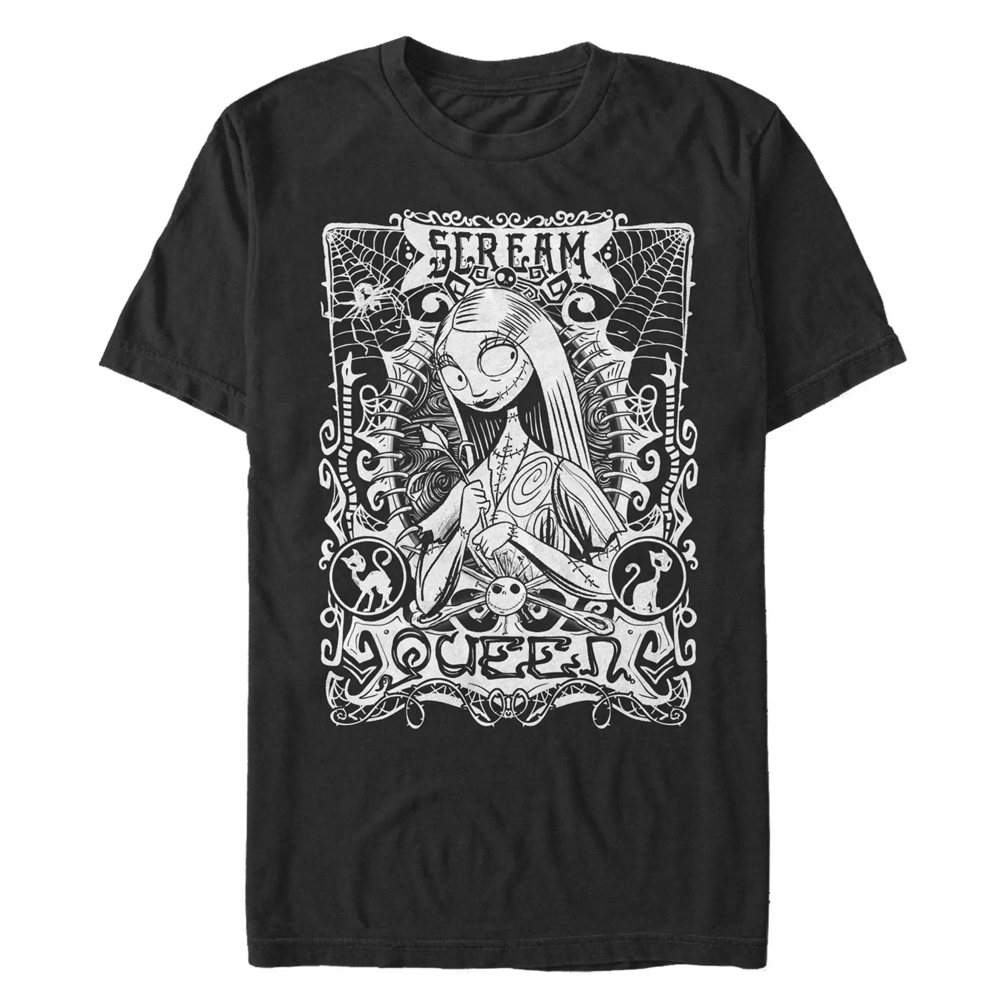 Men's The Nightmare Before Christmas Scream Queen Sally T-Shirt