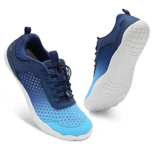 Leisfit Water Shoes Women Men Quick-Dry Wide Toe Athletic Hiking Water Sports Shoes Adjustable Zero Drop Barefoot Shoes for Beach Swim Kayaking Surfing Walking Training