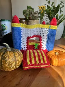 Crochet bounce house