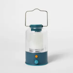 Rechargeable Large LED Portable Camp Lantern Teal Blue - Embark Rechargeable Large LED Portable Camp Lantern Teal Blue - Embark