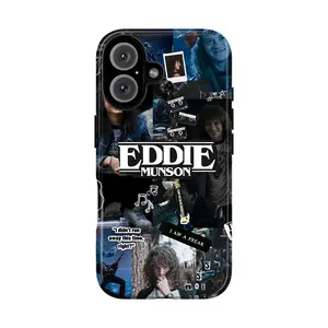 Eddie Munson Music Collage Phone Case, Cassette Tapes Guitar “this is music” Bold Rock Vibes, Play Now Aesthetic Gift, iPhone 17–11 Pro Max Plus X, Galaxy S25–S21 Ultra