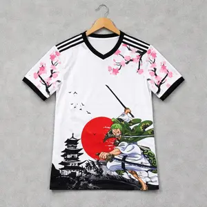 Roronoa Zoro Samurai Jersey – Sakura Cherry Blossom Anime Football Shirt