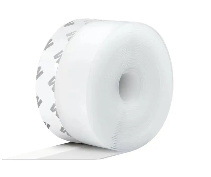 Self-Adhesive Weather Stripping Tape - 16.4Ft x 1.38in Adhesive Seal Strip, Door Draft Stopper for Shower Doors, Boosts Sealing & Energy Efficiency