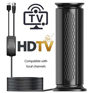 TV Antenna 2026 New Digital HD, Smart Signal Booster, Free Local Channels, 300+ Miles Long Range, Easy Setup, Indoor Outdoor RV Caravan Universal