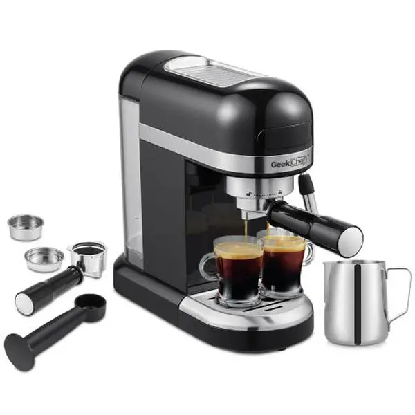 20 Bar Espresso Machine 1350W — High-Performance Coffee Maker with Safety Valve