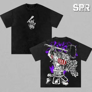 Prince of Elbaf - OP Graphic Tee Vintage Washed Shirt Unisex Streetwear Anime Merch Giant Warrior Tee Anime T-Shirt Gift for Anime Lovers 0ZJ