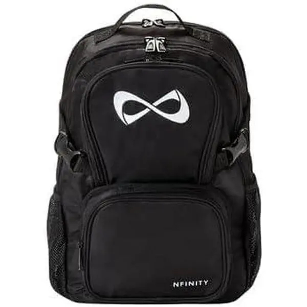 Nfinity Classic Cheer Backpack – Laptop Backpacks with Detachable Pouch | Durable Sports Backpack with Spacious Storage, Lightweight Design Ideal for travel, Training for Cheerleaders use