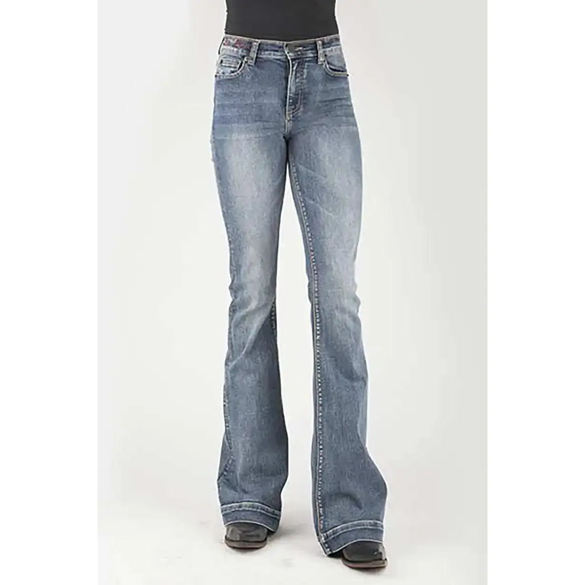 Tin Haul 595 Libby Fit Anvil and Hammer ( Denim Light Wash )- Women's Jeans