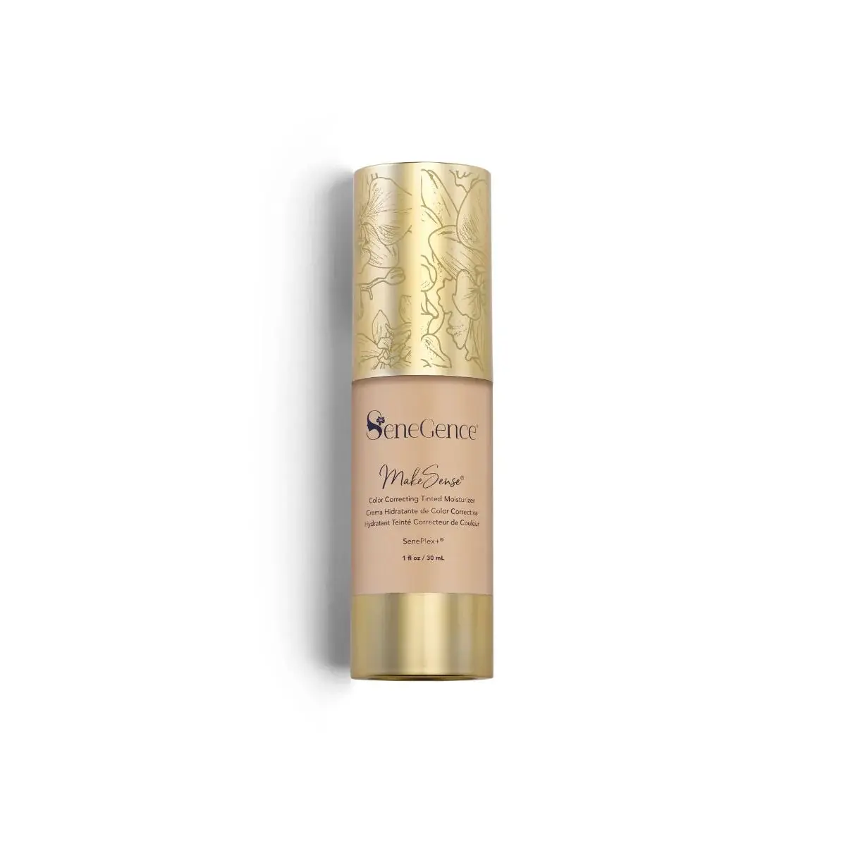 SeneGence MakeSense Color Correcting Tinted Moisturizer with Sheer Coverage, Light, 1 Fl Oz, Enriched with SenePlex+ and Botanicals for Smooth, Even-Toned Skin