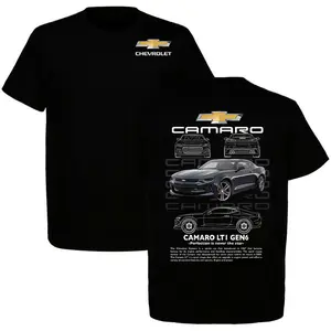 Chevrolet Camaro LT1 Gen6 T-Shirt, Chevrolet Muscle Car Shirt, Classic The Legendary Camaro Design Car Enthusiast Top Menswear